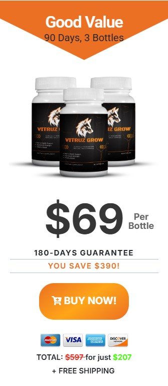 3-bottles Vitruz Grow Reviews