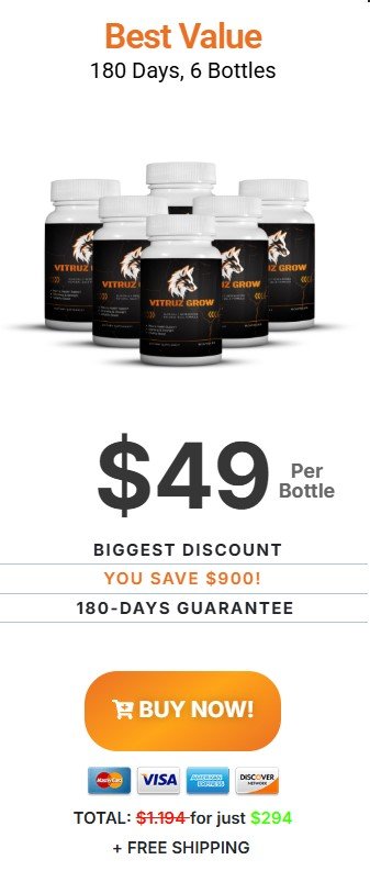 6-bottles Vitruz Grow Reviews